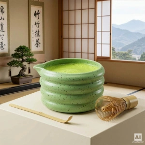 Σετ παρασκευής τσαγιού Matcha: matcha 100g + αξεσουάρ