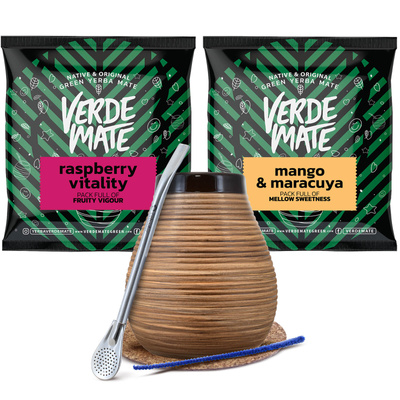 Yerba mate σετ Bombilla Calabash