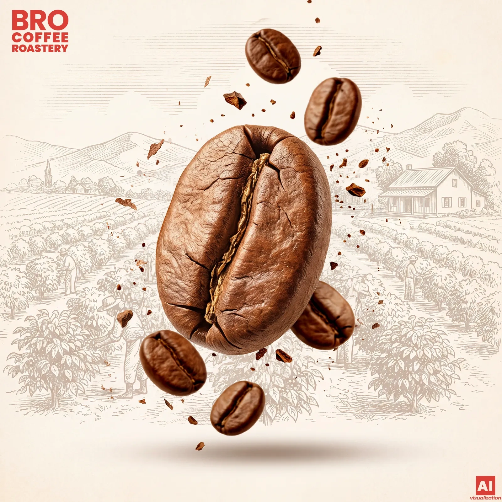Κόκκοι αραβικής και ρομπούστας - Bro Coffee Roastery Crema Tango