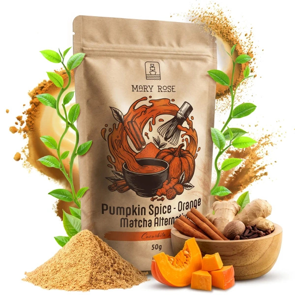 Mary Rose – Orange Matcha Alternative – Pumpkin Spice (σε σκόνη) 50 γρ