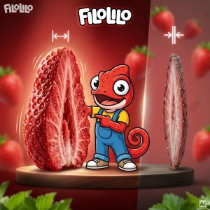 FiloLilo – Λυοφιλιωμένες φράουλες (φέτες) 20 γρ.