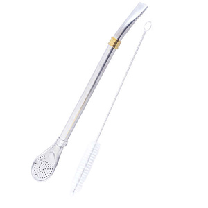 Bombilla Anillo χρυσό + καθαριστικό