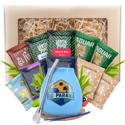 Σετ δώρου Yerba Mate 10x50γρ 500γρ Καλαμπάς + Bombilla