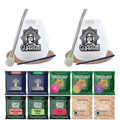 Μεγάλο διπλό σετ Yerba Mate Mix 10 x 50 g