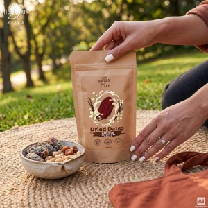 Nustino Bites – Αποξηραμένοι Χουρμάδες – Vanilla Ice Cream Flavour 100 γρ.
