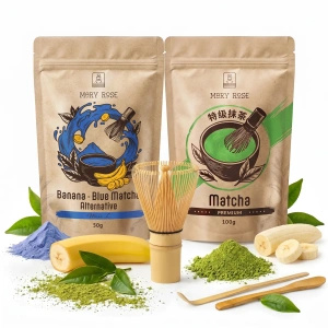 Σετ για χρωματιστό Matcha Latte: Matcha + Blue Matcha + αξεσουάρ