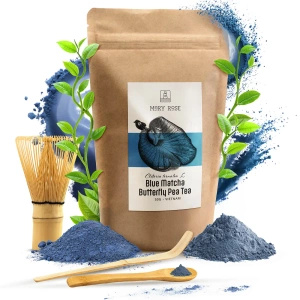 Σετ Blue Matcha + Chasen και Chashaku