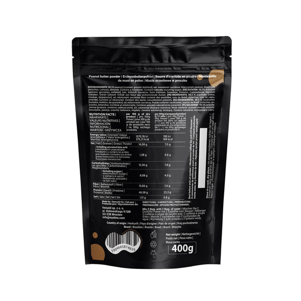 Nustino - Φυστικοβούτυρο σε σκόνη 2x400g