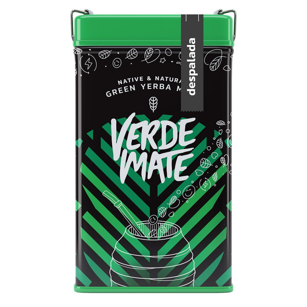 Yerbera – Μεταλλικό κουτί + Verde Mate Green Despalada 0,5 κιλά