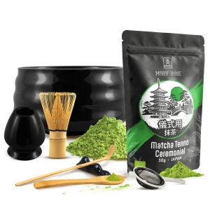 Τελετουργικό σετ παρασκευής τσαγιού matcha: ιαπωνική βιολογική matcha 30g + αξεσουάρ