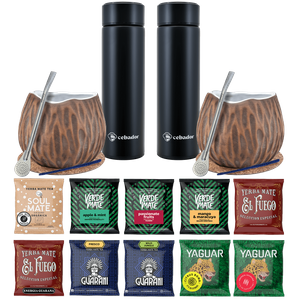 Σετ Yerba Mate Thermos Bombilla για δύο άτομα 500g