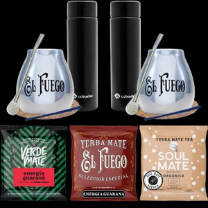 PREMIUM Σετ Thermos yerba Mate για ζευγάρια