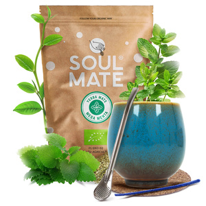 Σετ Yerba Mate Soul Mate 500γρ 0,5κιλά Καλαμπάς  + Bombilla