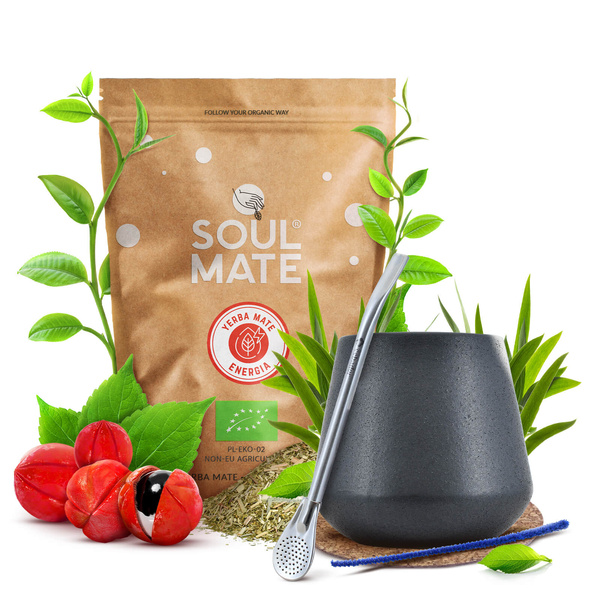 STARTER KIT ΓΙΑ YERBA MATE BOMBILLA CALABASH 500g