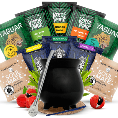 Σετ Yerba Mate 10x50g Calabash + Bombilla