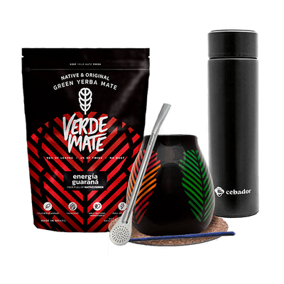 Σετ Yerba Verde Mate Green 500g Θερμός κολοκύθας