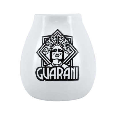 Κύπελλο Mate Κεραμικό Λευκό 350ml - Guarani