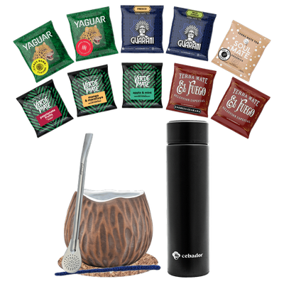 Σετ Yerba Mate 500g Mate Gourd 10x50g θερμός