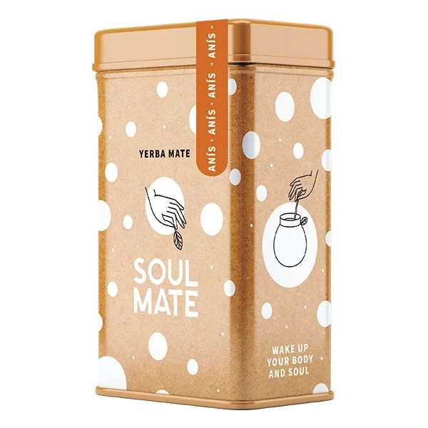 Yerbera – Μεταλλικό κουτί + Soul Mate Orgánica Anís 0,5 κιλά