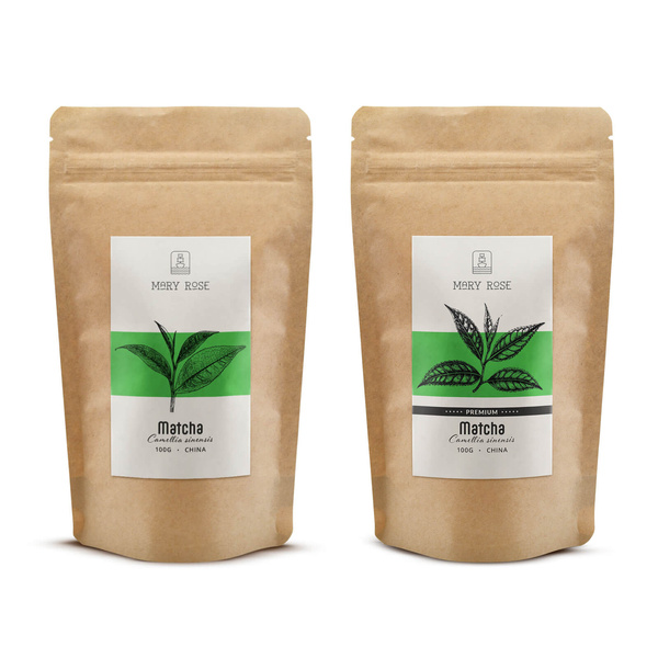 Σετ 2 τσαγιών μάτσα από την Κίνα: πρέμιουμ + μαγειρική