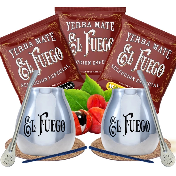 Yerba Mate Σετ για ζευγάρια El Fuego ΤΟ ΚΑΛΥΤΕΡΟ
