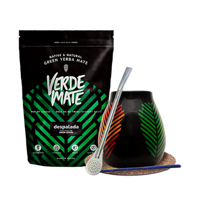 Σετ εκκίνησης Bombilla Mate Cup + τσάι mate Verde