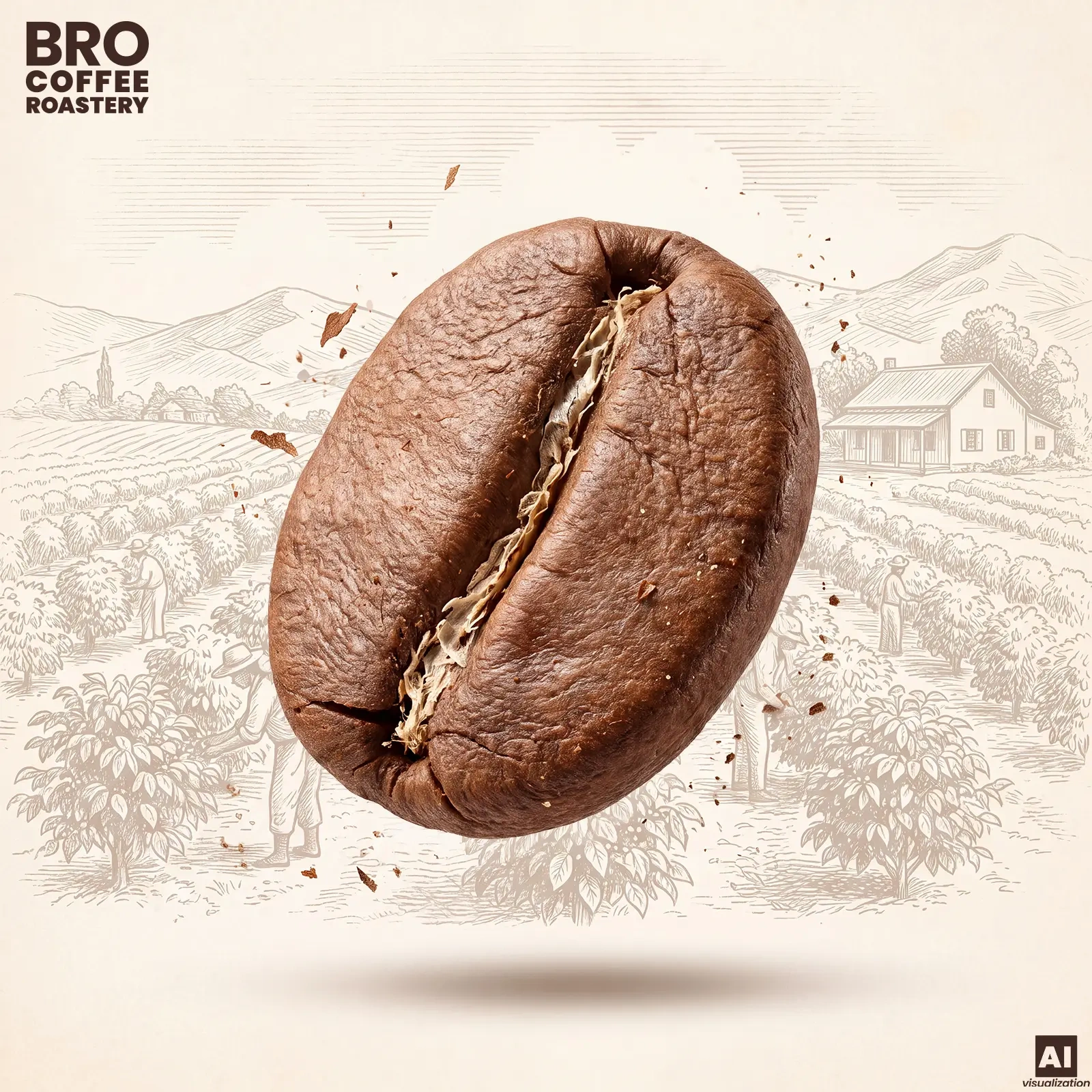 Κόκκοι ρομπούστα - Bro Coffee Roastery Pure Crema