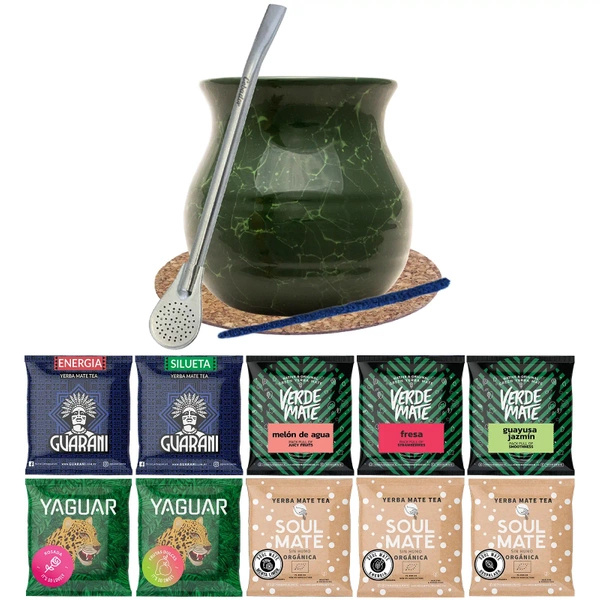 Σετ εκκίνησης Yerba Verde Mate Green 10x50g
