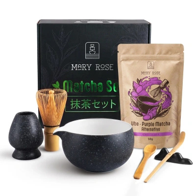 Σετ δώρου για την προετοιμασία Purple Matcha