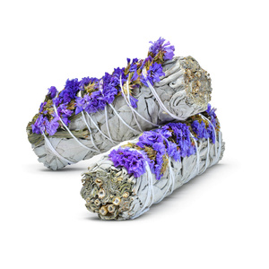 Λευκό Φασκόμηλο με Μωβ Sinuata - Λιβάνι 20-30g (πακέτο)