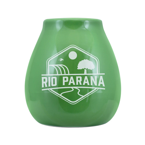 Κεραμικό καλαμπάς με λογότυπο Rio Parana (πράσινο) 330ml