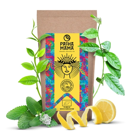 Guayusa Pachamama Menta Limón - βιολογικά πιστοποιημένο - μέντα και λεμόνι - 100g