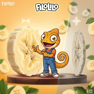 FiloLilo – Λυοφιλιωμένες μπανάνες (ροδέλες) 100 γρ.