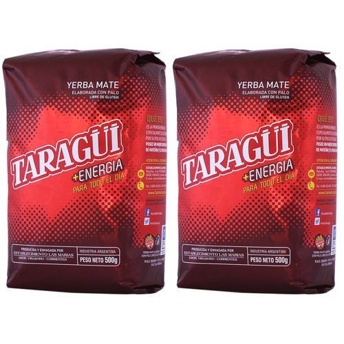 Σετ Yerba Mate 2x TARAGUI Energia 500g 0,5kg