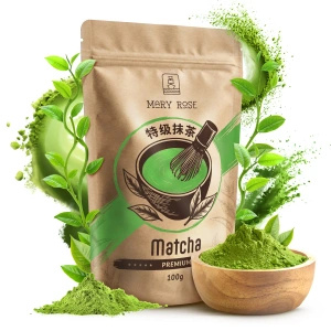 Σετ δώρου για χρωματιστό Matcha Latte: Matcha + Yellow Matcha + αξεσουάρ