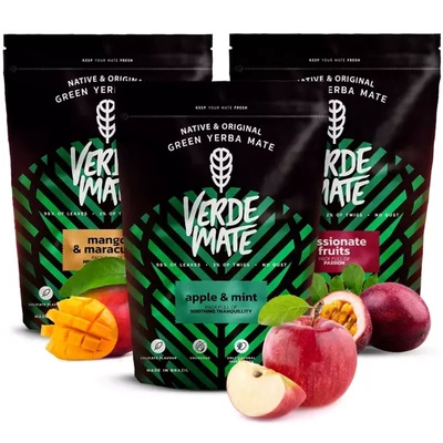 Σετ Yerba mate Verde Mate Green φρουτώδες 3x500 1,5kg