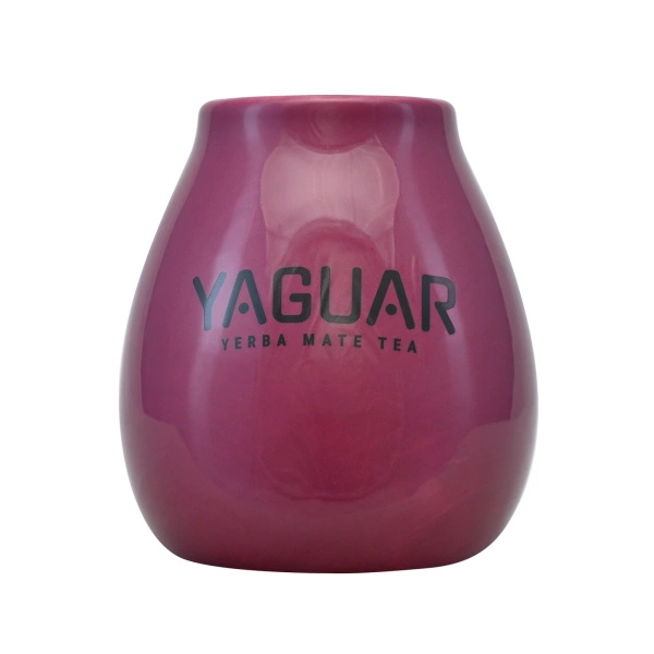 Κεραμικό Καλαμπάς με λογότυπο Yaguar (μωβ) 350ml