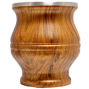 TermoColador – κύπελλο για μάτε + φίλτρο + bombilla – χρώμα ξύλου