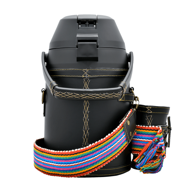 Θερμός Pozo de Agua 2,5 l για yerba mate / αφεψήματα - μαύρο