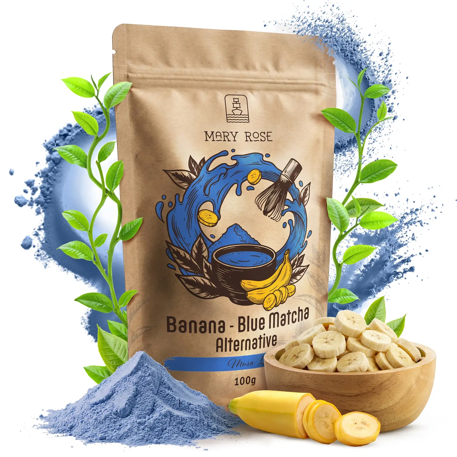 Mary Rose Blue Matcha Alternative Μπανάνα