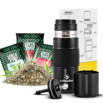 Σετ Yerba Mate 3x50γρ + Yerbomos X OUTDOOR