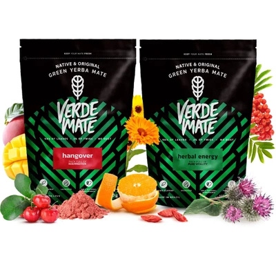 Σετ Yerba Mate: Verde Mate Herbal Energy + Hangover 2x500γρ