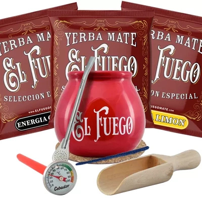 Σετ Yerba Mate 3x50g Calabash Bombilla