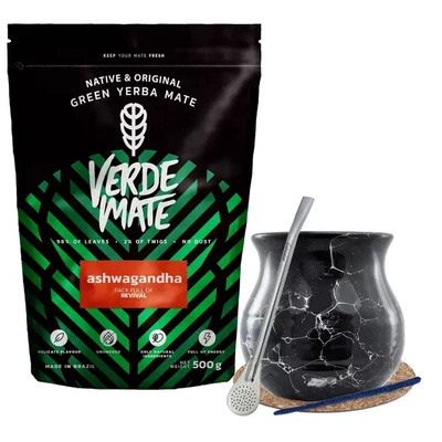 Πλήρες σετ για Yerba Mate, matero, bombilla