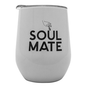 TermoLid – θερμοδοχείο για yerba mate με καπάκι – Soul Mate (λευκό) – 350 ml