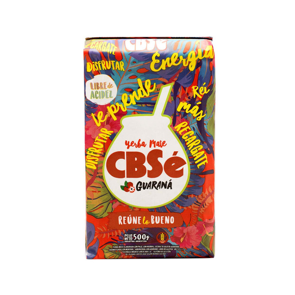 Σετ Yerba Mate 2 x CBSe Energia Guarana Frutos Tropicales 0.5kg