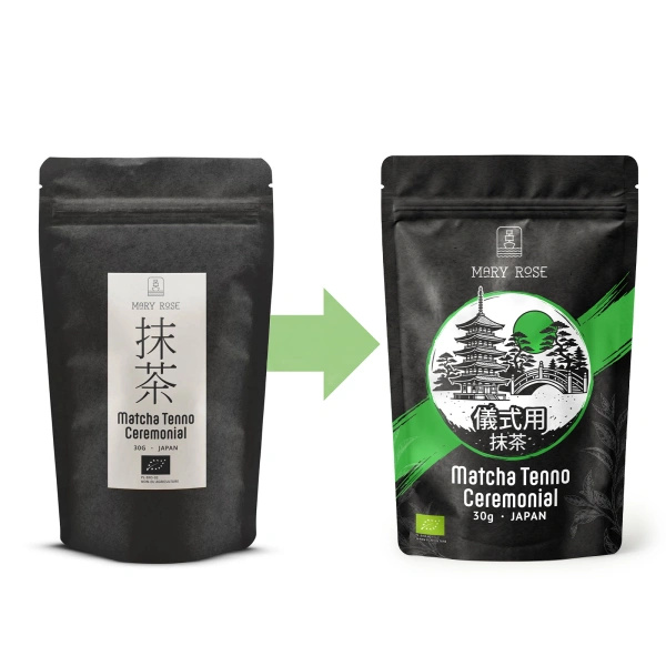 Σετ δώρου: ιαπωνικό τελετουργικό matcha + πολύχρωμη εναλλακτική του matcha