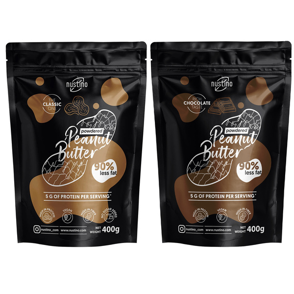 Nustino - Φυστικοβούτυρο σε σκόνη 2x400g