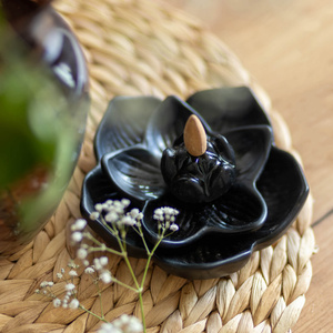 Lotus Flower κωνικό κάτοχος θυμιάματος