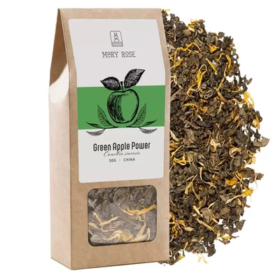 Mary Rose - Πράσινο τσάι Green Apple Power - 50 g